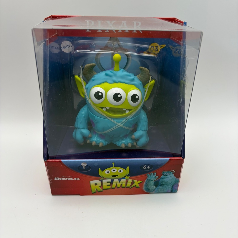 Disney Pixar Remix Alien as Sulley‎ Monsters Inc 3" Figure Mattel No 03 New